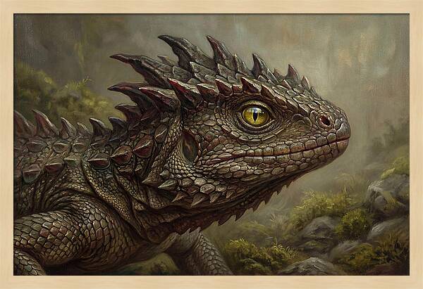 Basilisk In Lush Surroundings