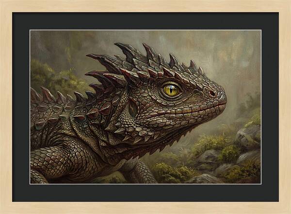 Basilisk In Lush Surroundings