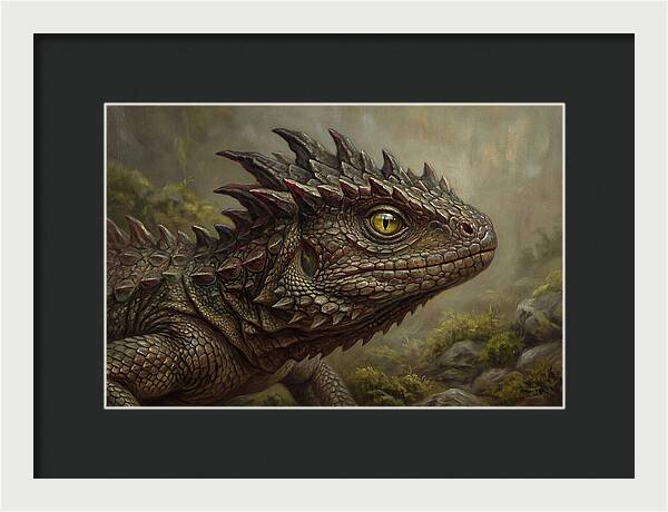 Basilisk In Lush Surroundings