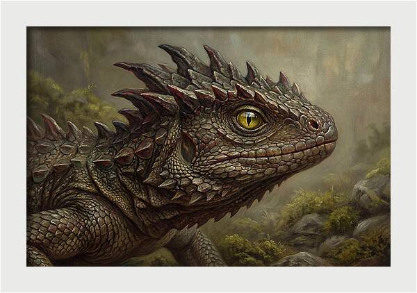 Basilisk In Lush Surroundings