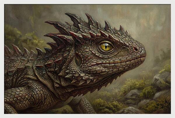 Basilisk In Lush Surroundings