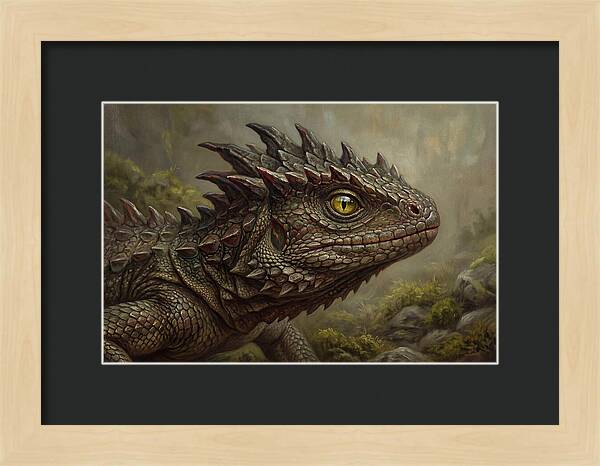 Basilisk In Lush Surroundings