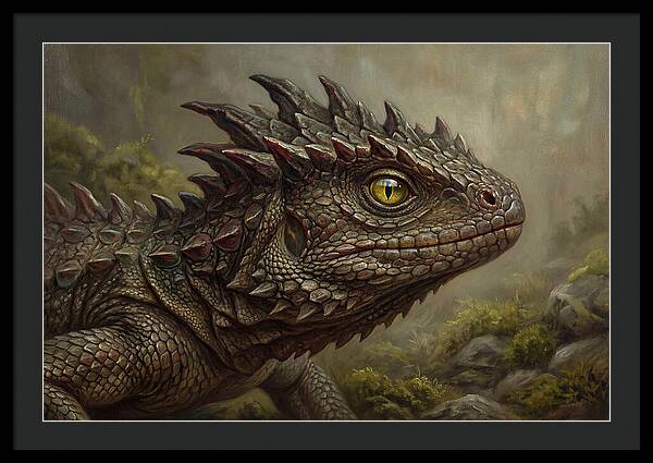 Basilisk In Lush Surroundings