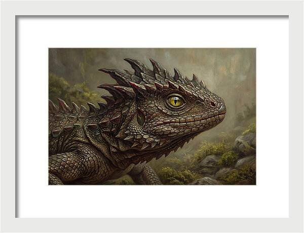 Basilisk In Lush Surroundings