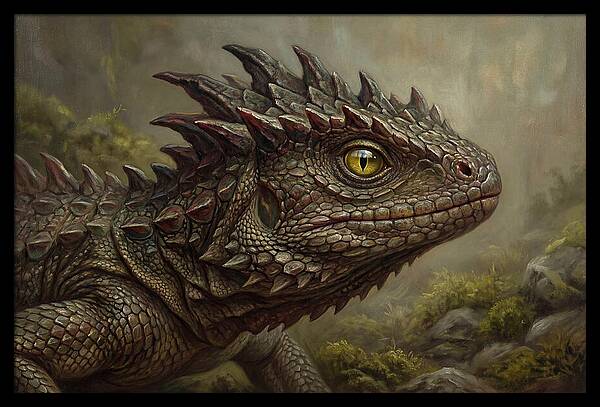 Basilisk In Lush Surroundings