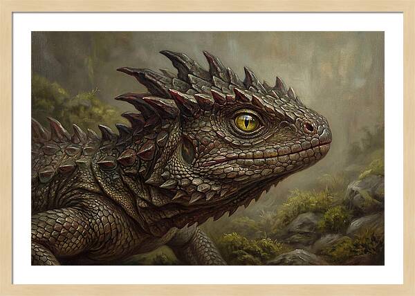 Basilisk In Lush Surroundings