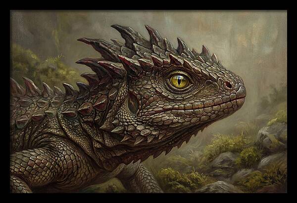 Basilisk In Lush Surroundings