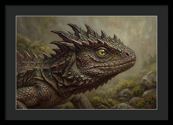 Basilisk In Lush Surroundings