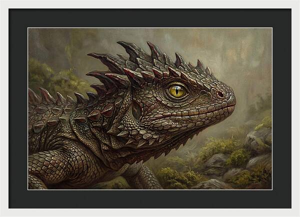 Basilisk In Lush Surroundings