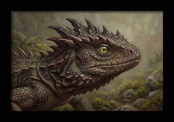 Basilisk In Lush Surroundings