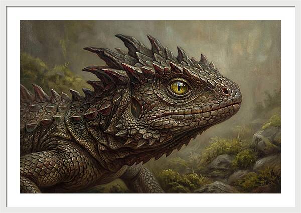 Basilisk In Lush Surroundings