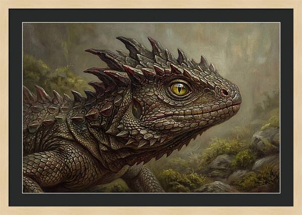 Basilisk In Lush Surroundings