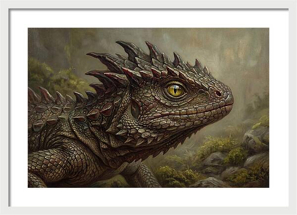 Basilisk In Lush Surroundings