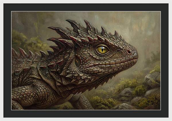 Basilisk In Lush Surroundings