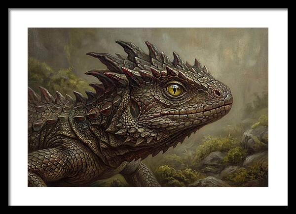 Basilisk In Lush Surroundings