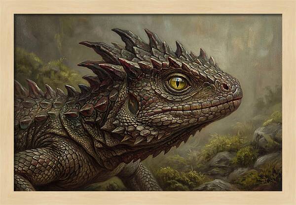 Basilisk In Lush Surroundings
