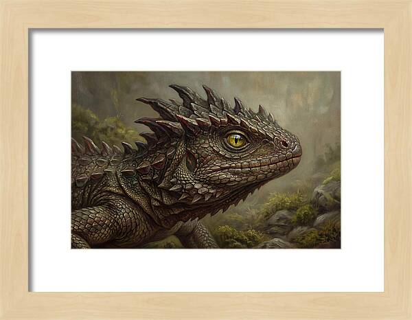 Basilisk In Lush Surroundings