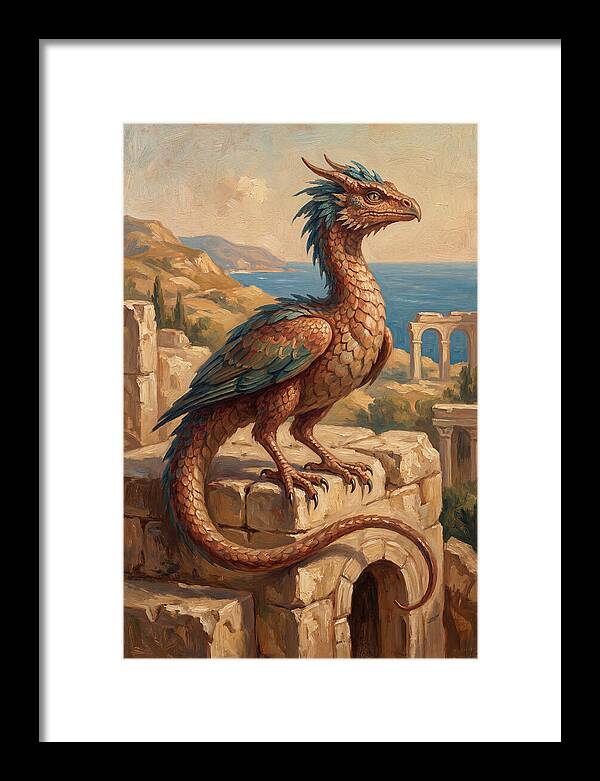 Basilisk Overlooking The Mediterranean