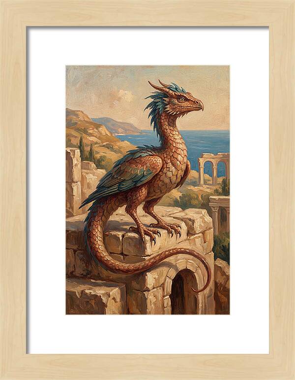 Basilisk Overlooking The Mediterranean