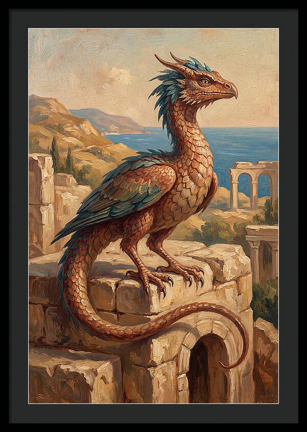 Basilisk Overlooking The Mediterranean