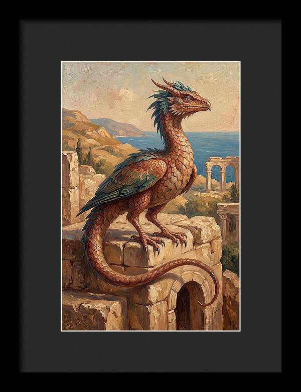 Basilisk Overlooking The Mediterranean