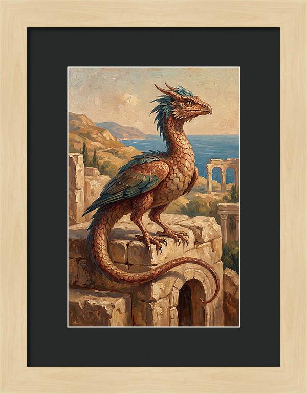 Basilisk Overlooking The Mediterranean