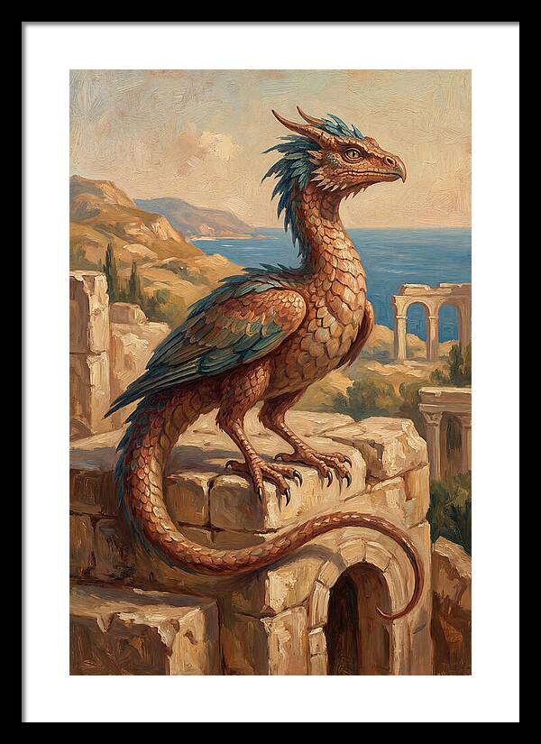 Basilisk Overlooking The Mediterranean
