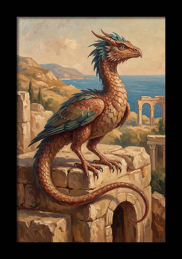 Basilisk Overlooking The Mediterranean