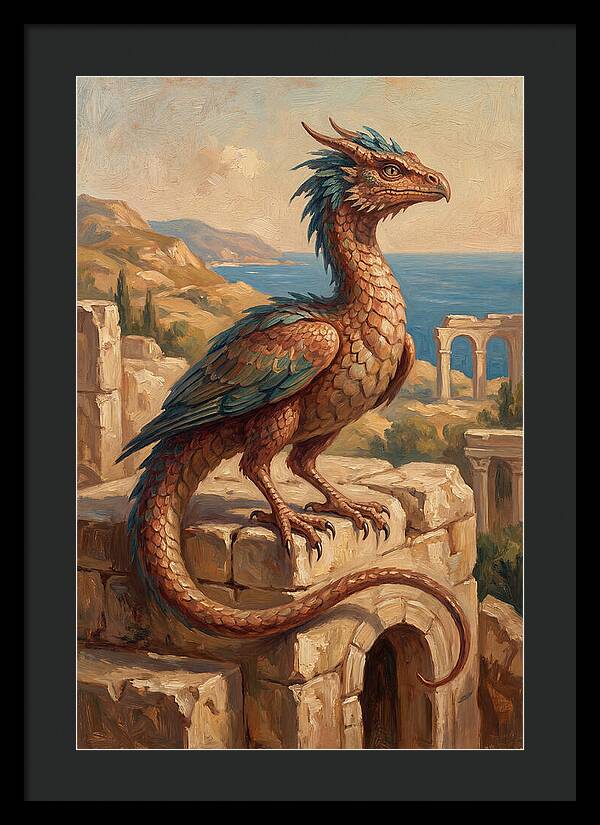 Basilisk Overlooking The Mediterranean