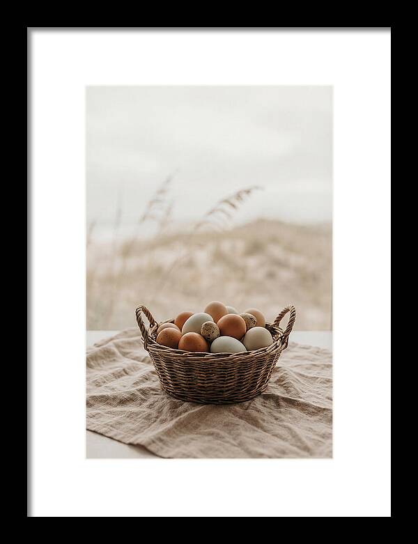 Basket Of Fresh Farm Eggs