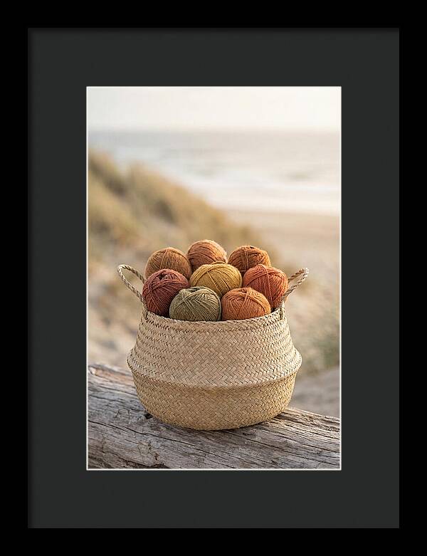 Basket Of Yarn Balls