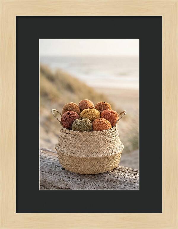 Basket Of Yarn Balls