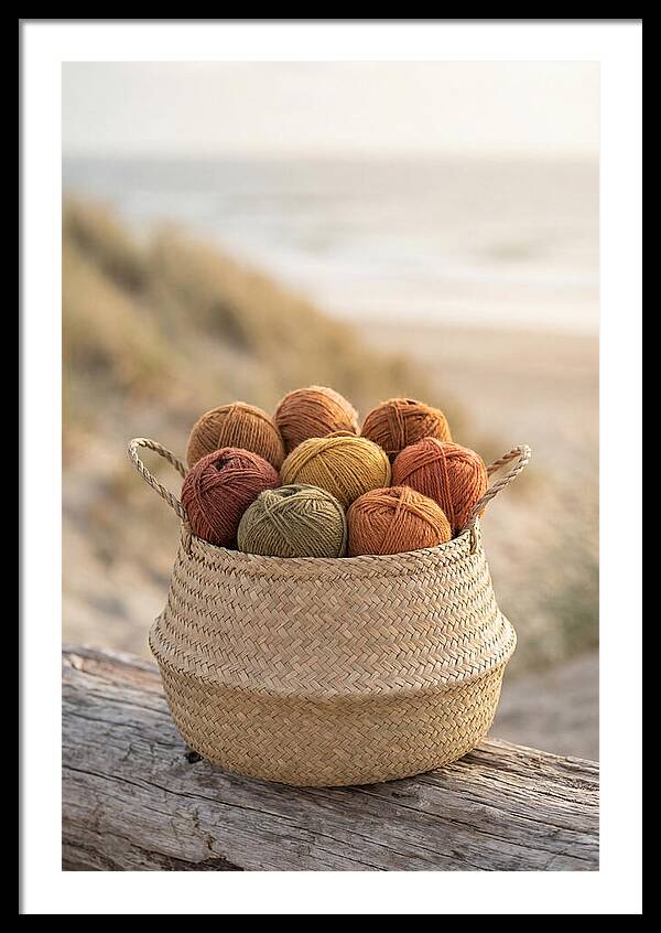 Basket Of Yarn Balls