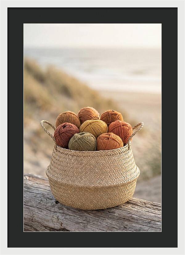 Basket Of Yarn Balls