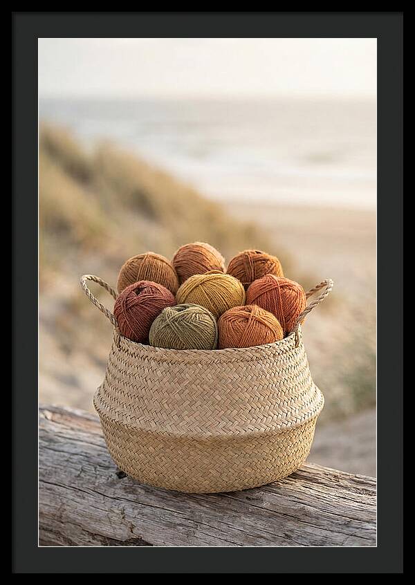 Basket Of Yarn Balls