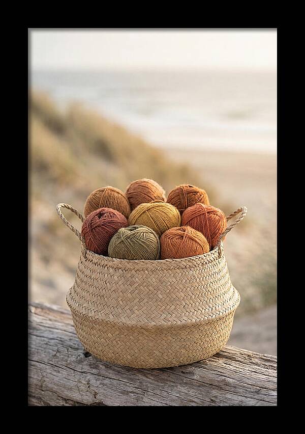 Basket Of Yarn Balls