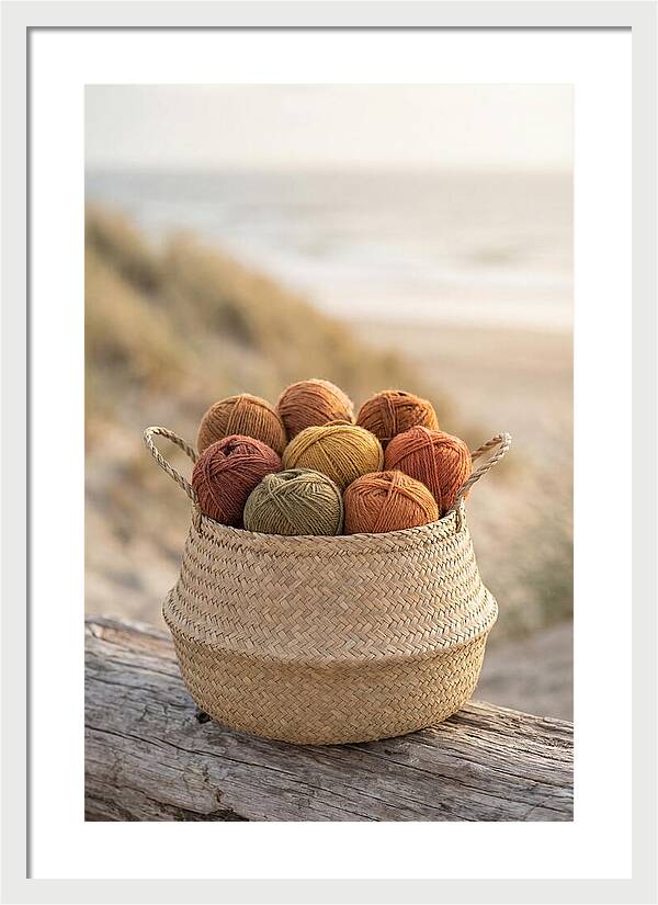 Basket Of Yarn Balls