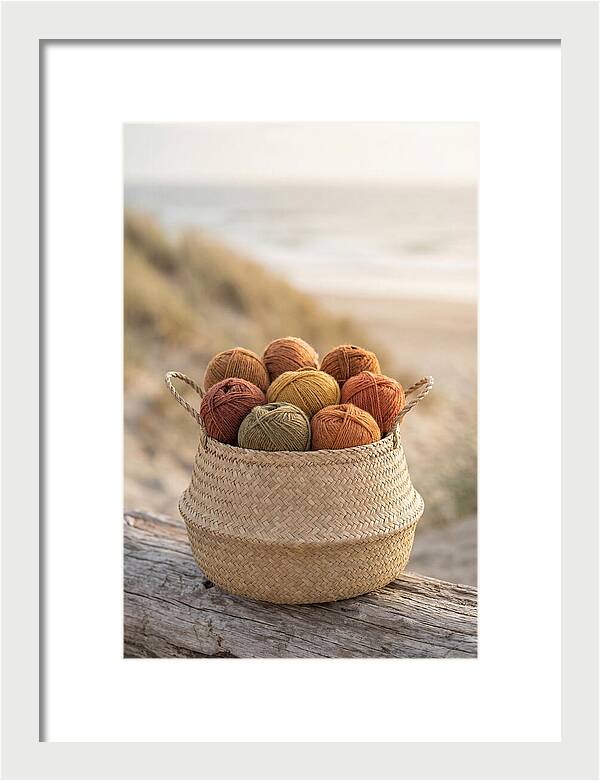 Basket Of Yarn Balls