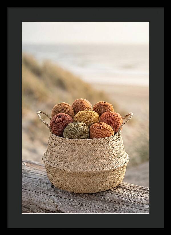 Basket Of Yarn Balls