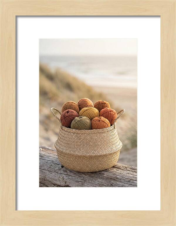 Basket Of Yarn Balls