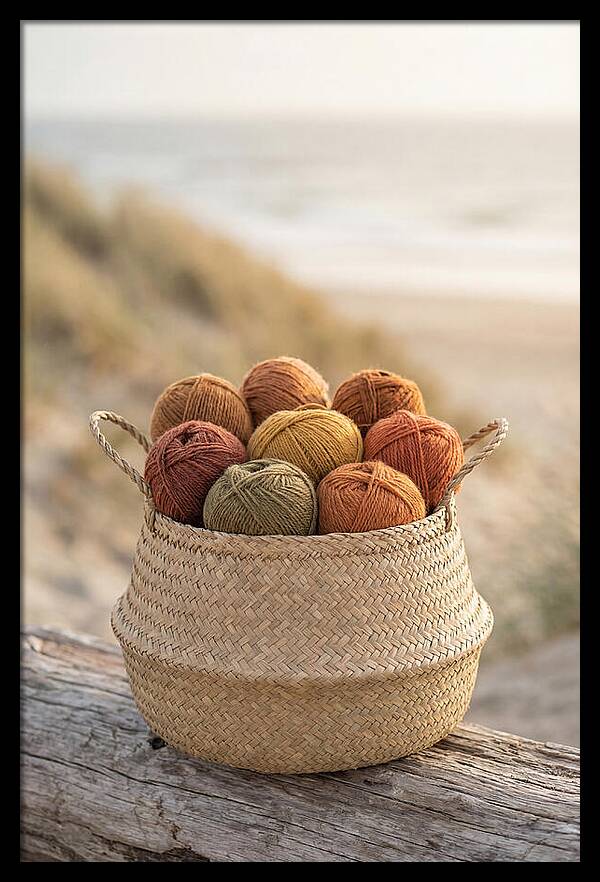 Basket Of Yarn Balls