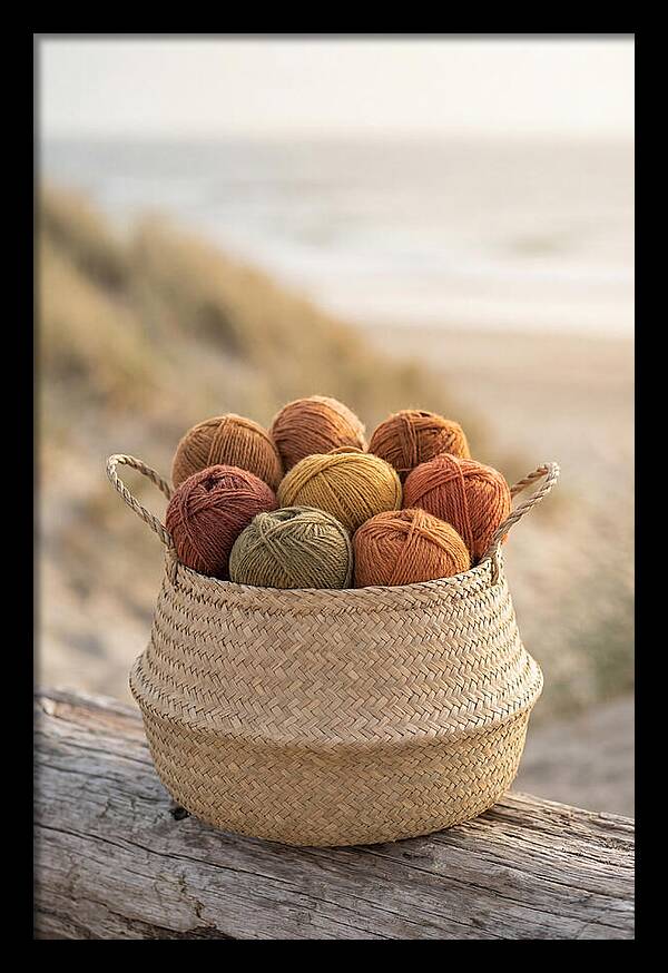 Basket Of Yarn Balls