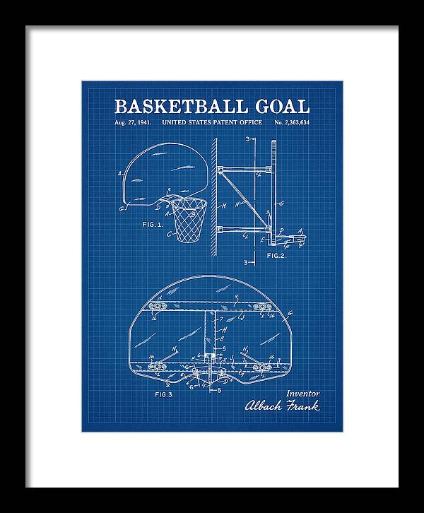 Basketball Goal Blueprint Patent Us2363634