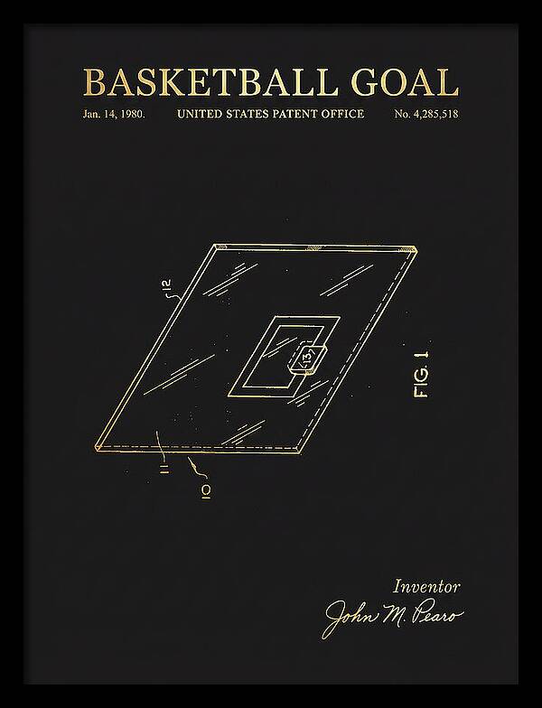 Basketball Goal Gold Patent Us4285518