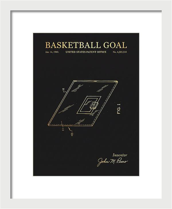 Basketball Goal Gold Patent Us4285518