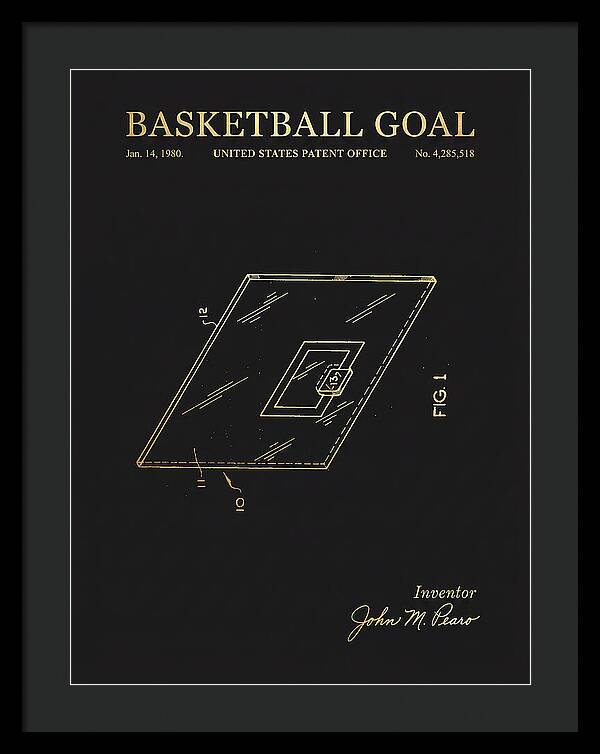 Basketball Goal Gold Patent Us4285518