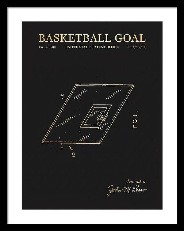 Basketball Goal Gold Patent Us4285518