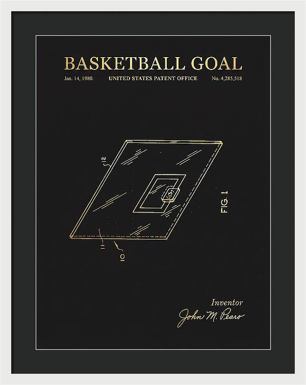 Basketball Goal Gold Patent Us4285518