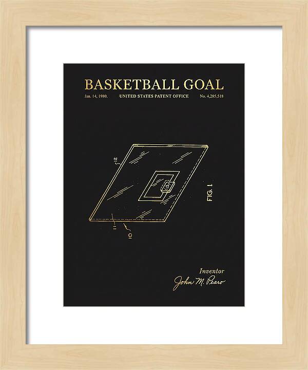 Basketball Goal Gold Patent Us4285518