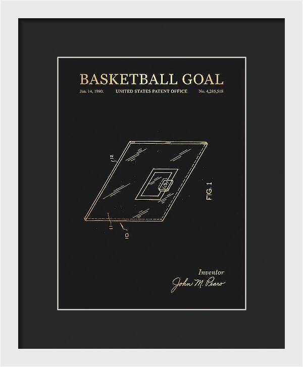 Basketball Goal Gold Patent Us4285518